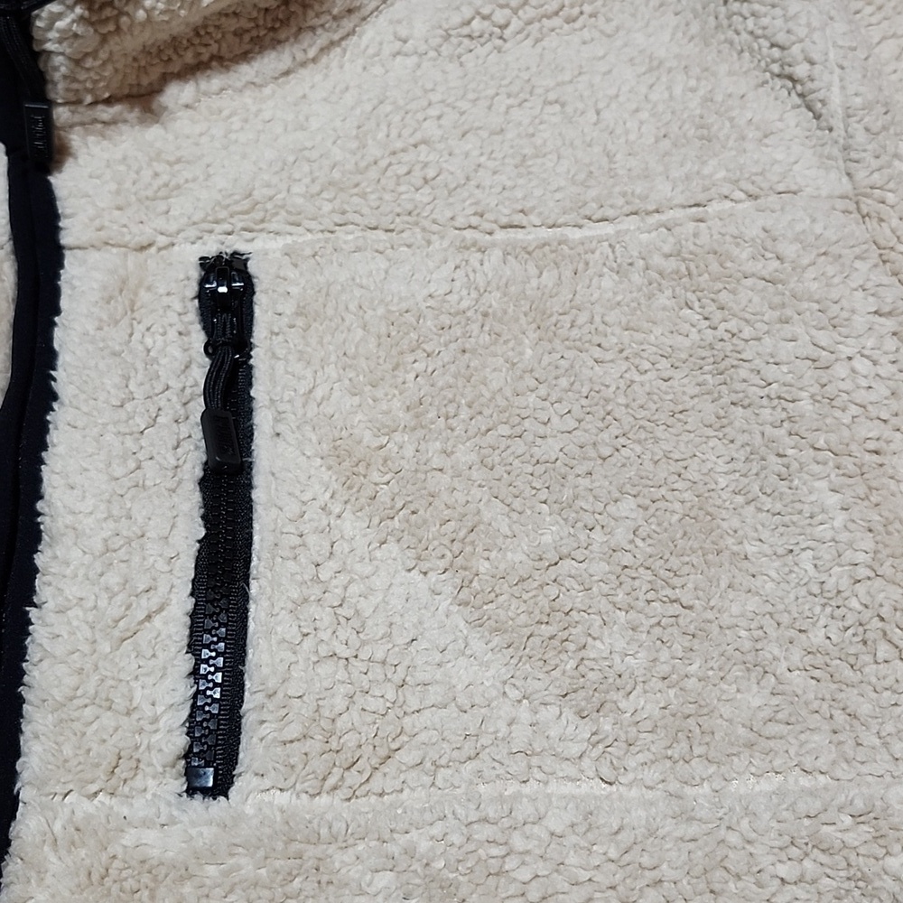 VS PINK 2019 POCKET QUARTER-ZIP SHERPA JACKET - Picture 5 of 13